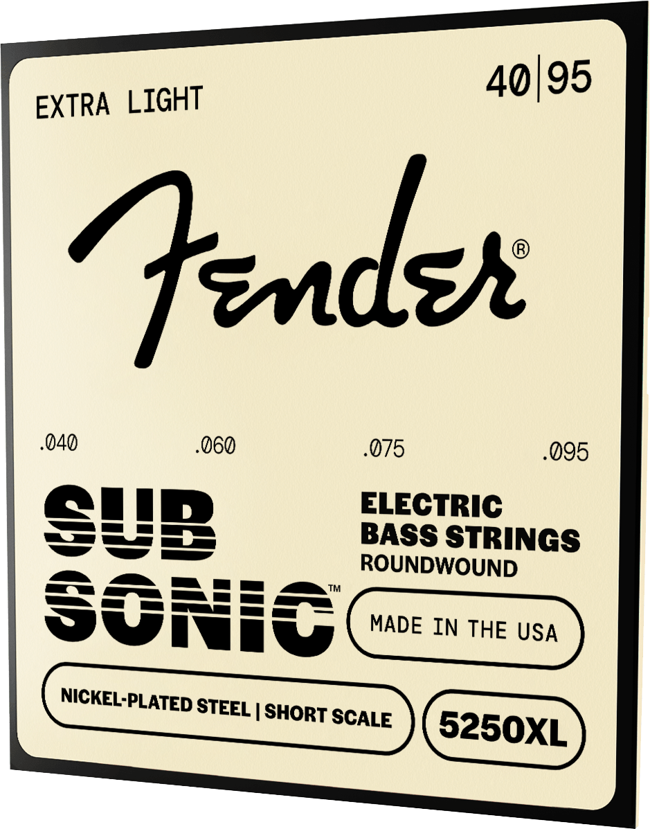 SubSonic™ 5250 Short Scale Nickel-Plated Steel Bass strings