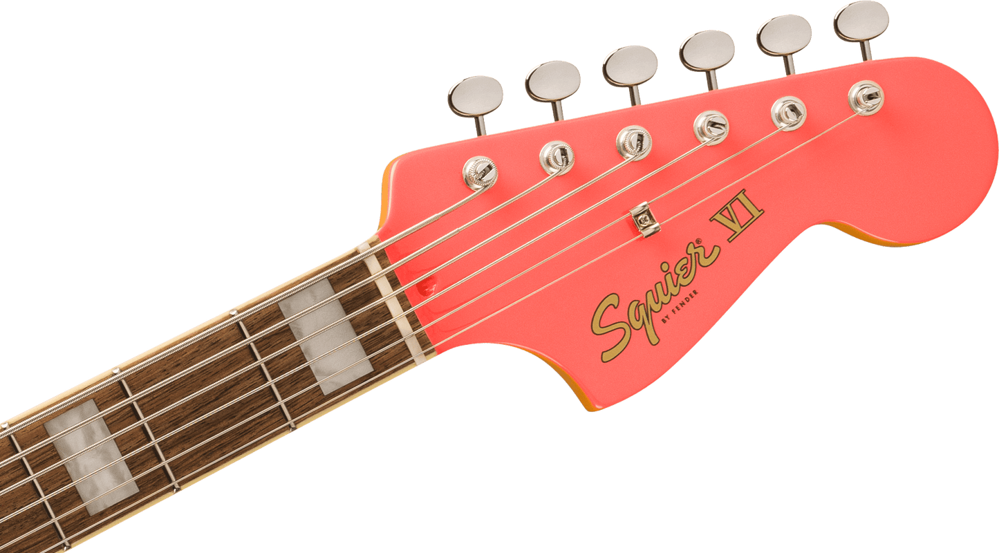 Limited Edition Classic Vibe™ Bass VI, Mint Pickguard, Tahitian Coral