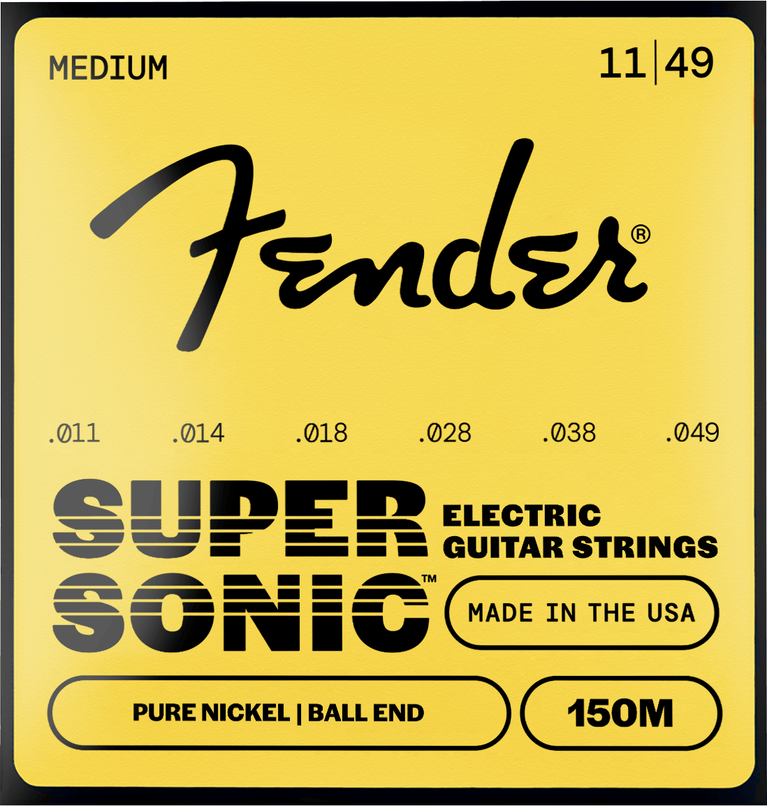 SuperSonic™ 150 Pure Nickel Guitar Strings