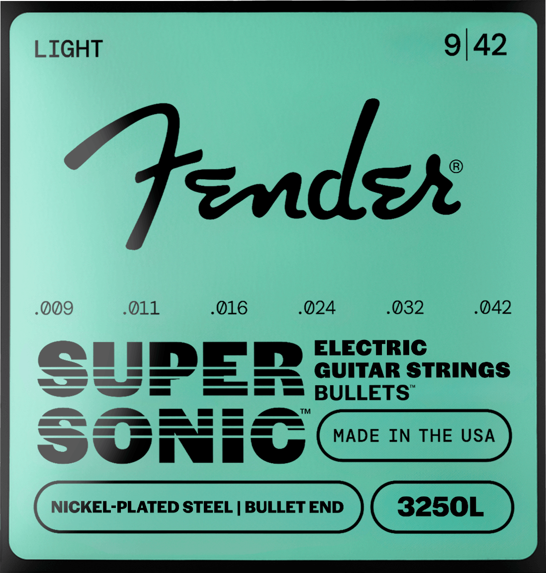 SuperSonic™ Bullets™ 3250 Nickel-Plated Steel Guitar Strings