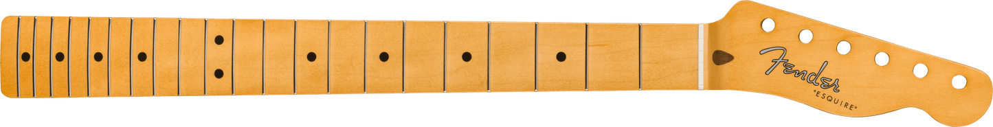 50's Esquire® Neck, 21 Vintage Frets, 7.25", U Shape, Maple