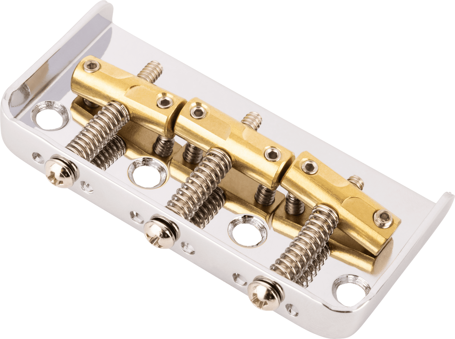 3-Saddle Custom "Cut-Off" Vintage-Style Tele® Bridge with Compensated Brass Saddles