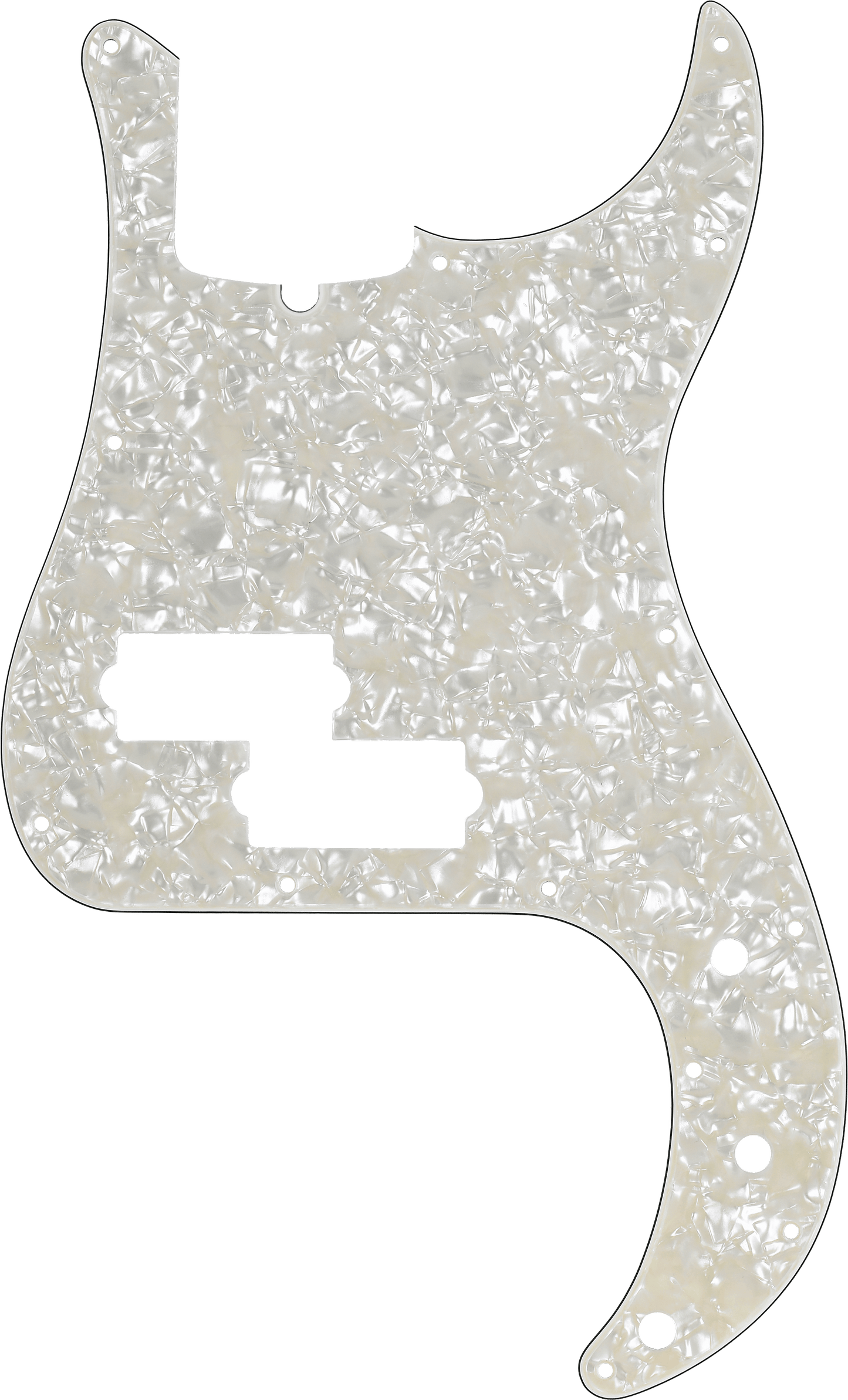 13-Hole Modern-Style Standard Precision Bass Pickguards