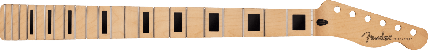 Player Series Telecaster® Neck w/Block Inlays, 22 Medium Jumbo Frets, Maple