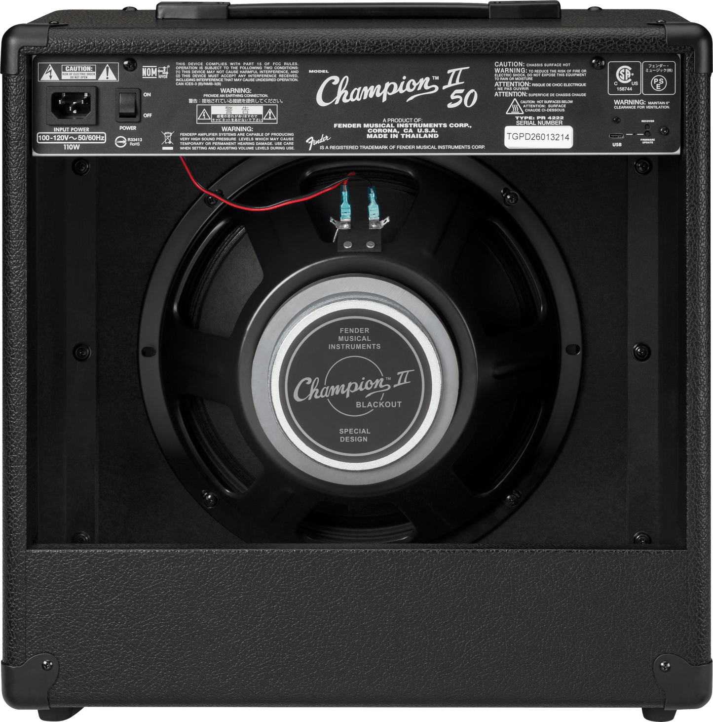 Champion™ II 50 Blackout