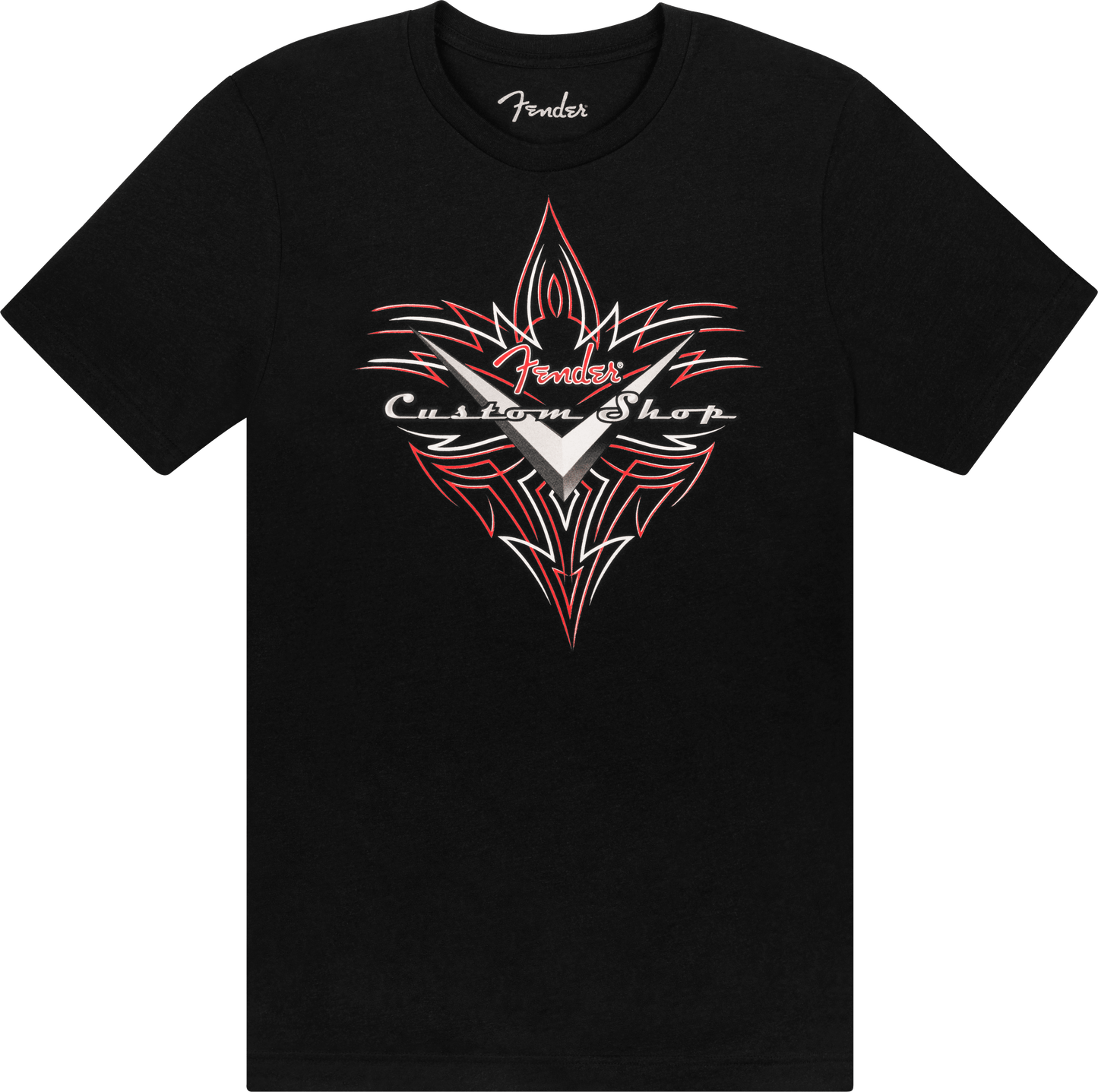 Fender® Custom Shop Pinstripe T-Shirt, Black