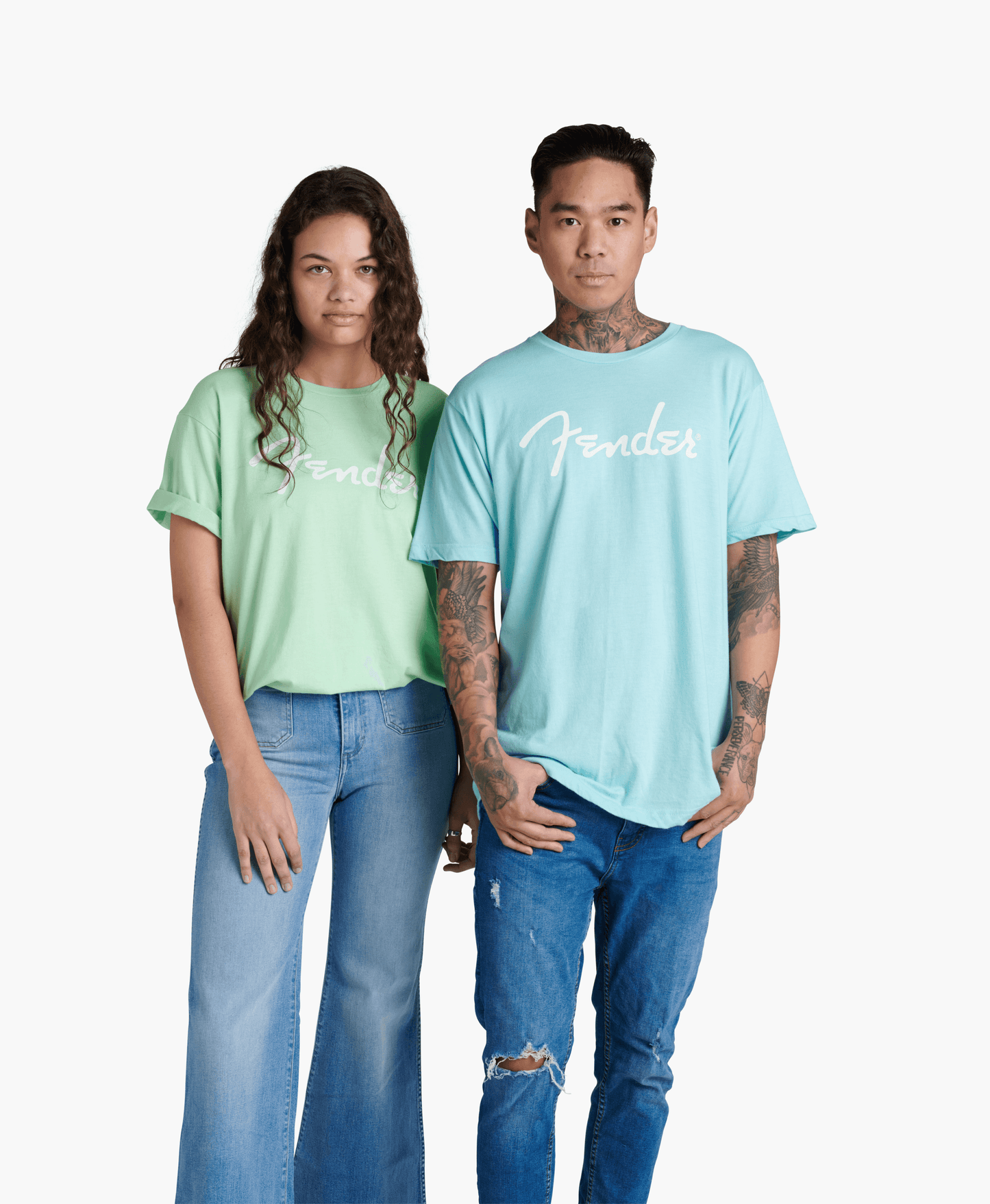 Fender® Spaghetti Logo T-Shirt, Surf Green