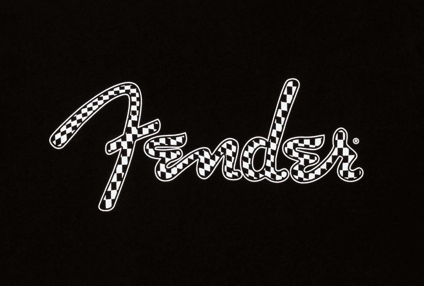 Fender® Spaghetti Logo Wavy Checker Tee