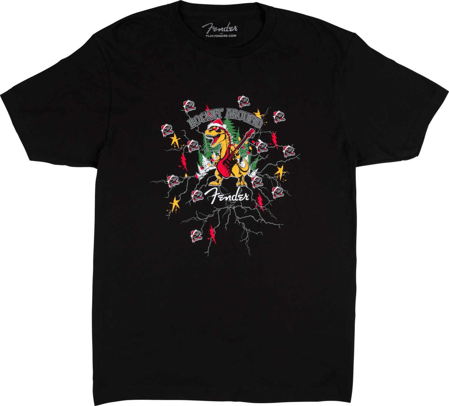 2025 Ugly Christmas Dinosaur Tee
